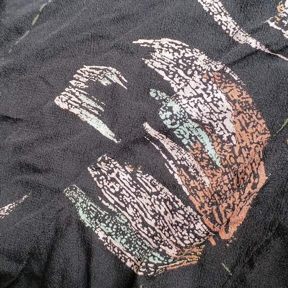 O'Neill Alana black MIDI wrap dress size medium - Picture 7 of 8